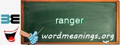 WordMeaning blackboard for ranger